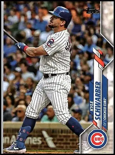 2020 Topps #119 Kyle Schwarber NM-MT Cubs baseball card with original gloss featuring Kyle Schwarber