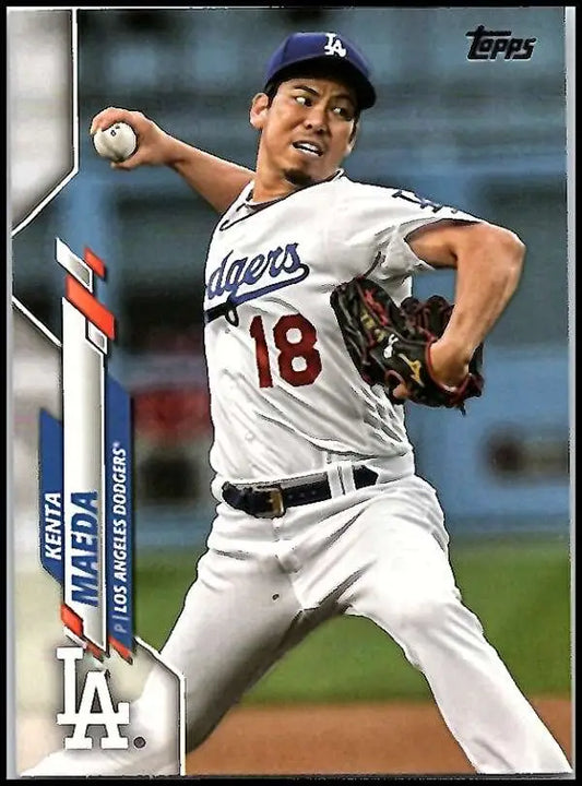 2020 Topps #120 Kenta Maeda NM-MT Los Angeles Dodgers Baseball Card - Baseball Card Single