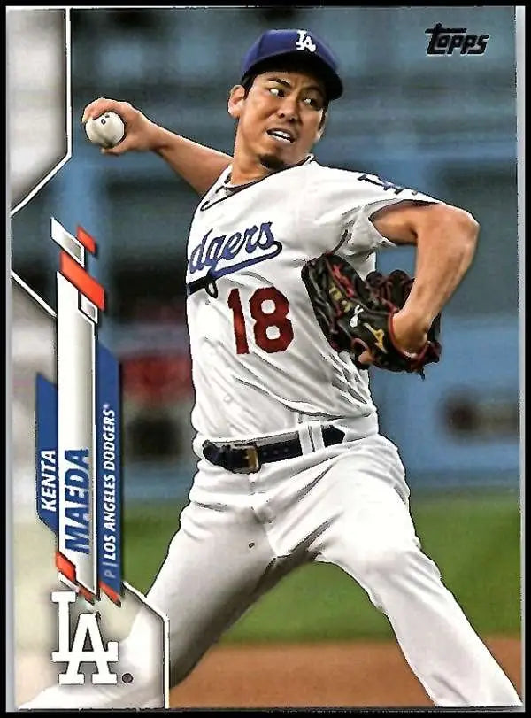 2020 Topps #120 Kenta Maeda NM-MT Los Angeles Dodgers Baseball Card - Baseball Card Single