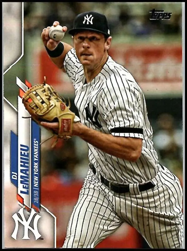 2020 Topps #121 DJ LeMahieu NM-MT New York Yankees Baseball Card - Baseball Card Single