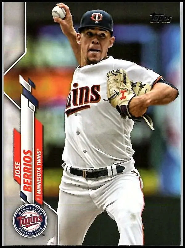 2020 Topps #124 Jose Berrios NM-MT Minnesota Twins Baseball Card - Baseball Card Single
