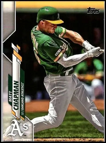 2020 Topps #127 Matt Chapman NM-MT Athletics - Baseball Card Single