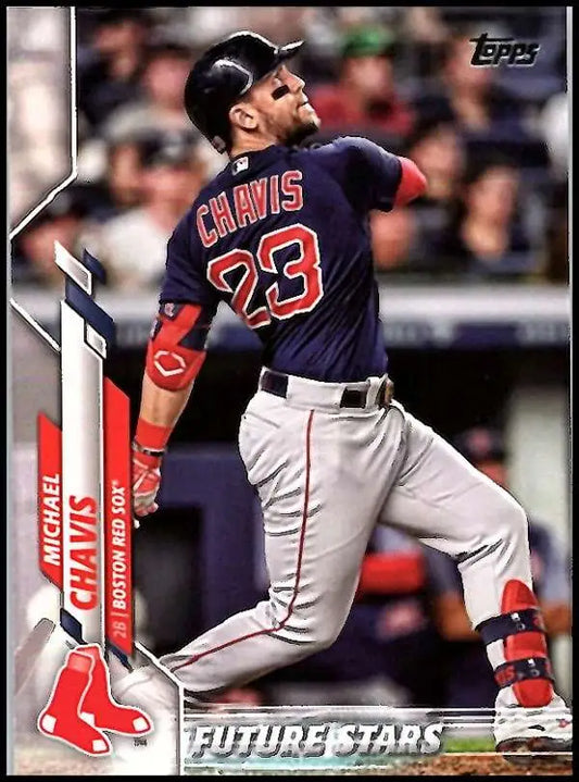 2020 Topps #130 Michael Chavis NM-MT Boston Red Sox Baseball Card - Baseball Card Single