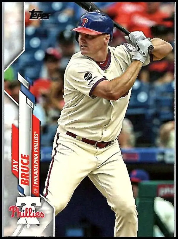 2020 Topps #132 Jay Bruce NM-MT Philadelphia Phillies Baseball Card - Baseball Card Single