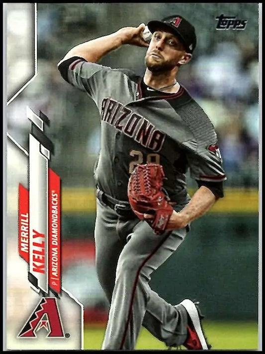 2020 Topps #137 Merrill Kelly NM-MT Arizona Diamondbacks Baseball Card - Baseball Card Single