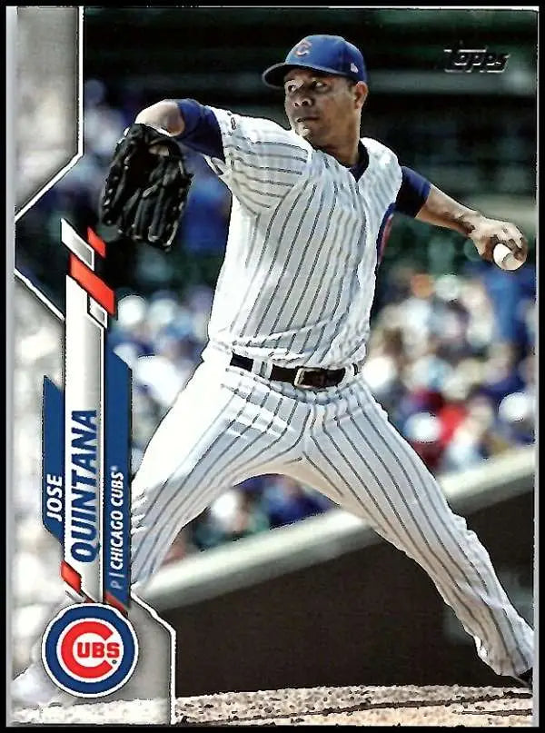 2020 Topps #139 Jose Quintana NM-MT Chicago Cubs Baseball Card - Baseball Card Single