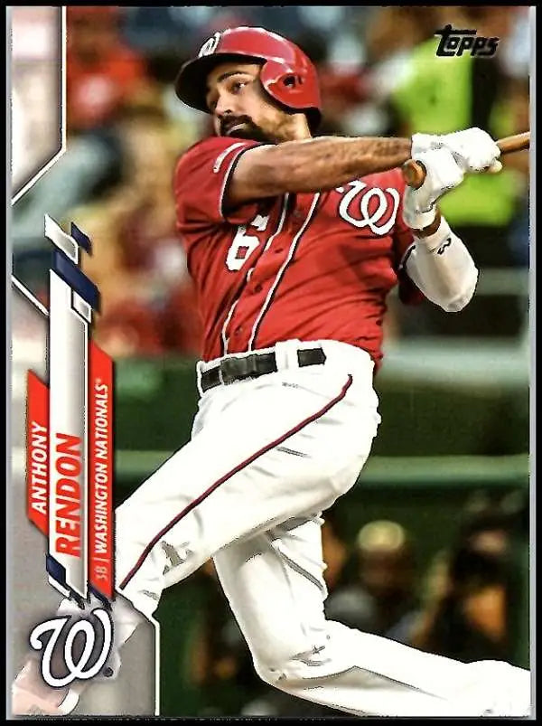 2020 Topps #14 Anthony Rendon NM-MT Washington Nationals Baseball Card - Baseball Card Single