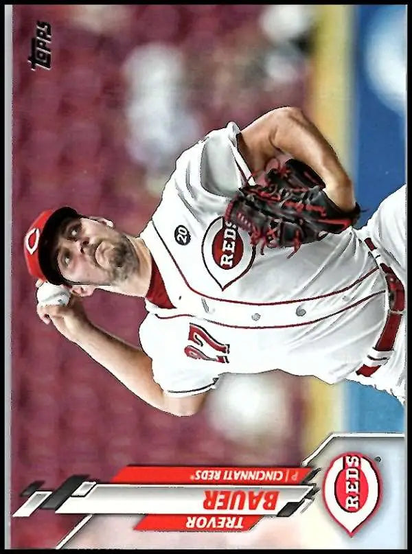 2020 Topps #140 Trevor Bauer NM-MT Cincinnati Reds Baseball Card - Baseball Card Single