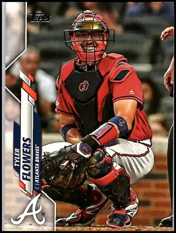 2020 Topps #142 Tyler Flowers NM-MT Atlanta Braves Baseball Card - Baseball Card Single