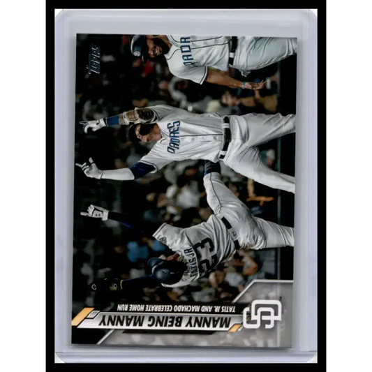 2020 Topps #15 Manny Being Manny/Tatis Jr./Machado) CL NM-MT San Diego Padres Baseball Card - Baseball Card Single