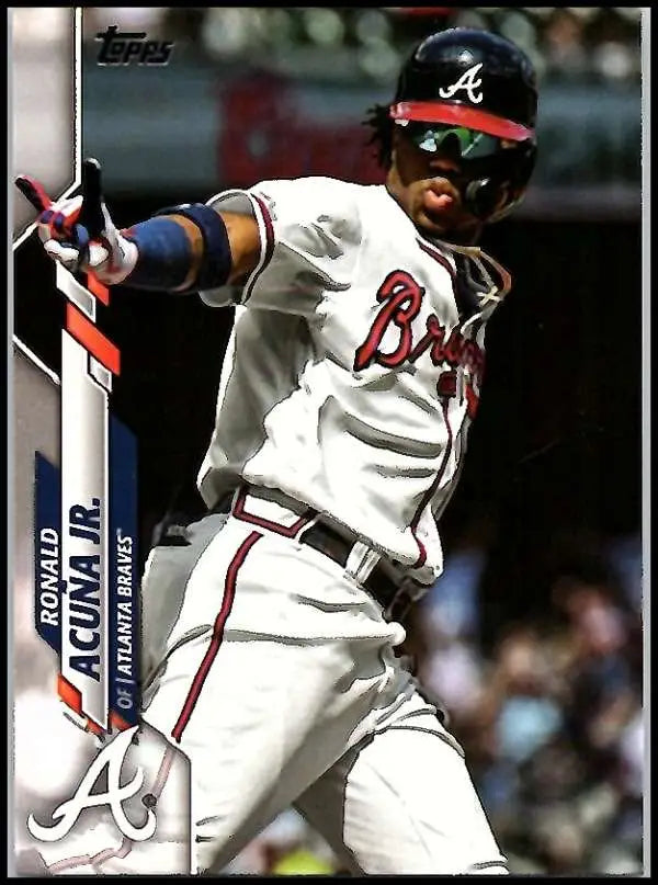 2020 Topps #150 Ronald Acuna Jr. NM-MT Atlanta Braves Baseball Card - Baseball Card Single