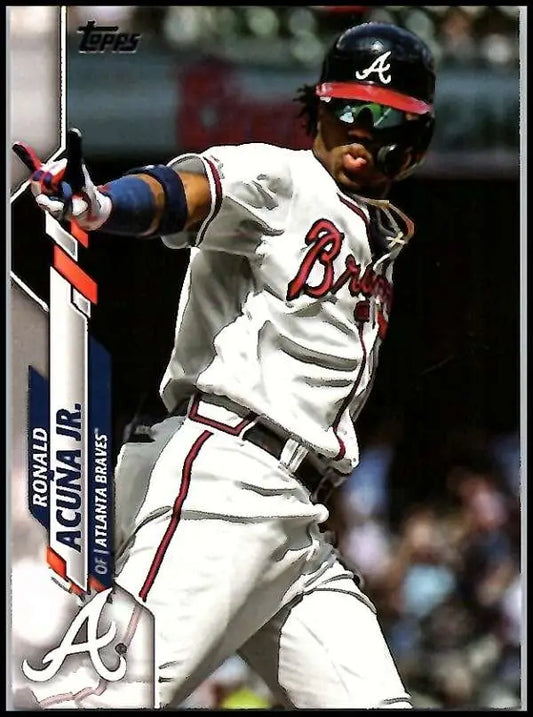 2020 Topps #150 Ronald Acuna Jr. NM-MT Atlanta Braves Baseball Card - Baseball Card Single