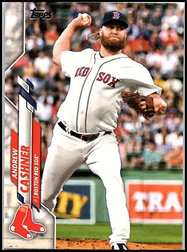 2020 Topps #153 Andrew Cashner NM-MT Boston Red Sox Baseball Card - Baseball Card Single