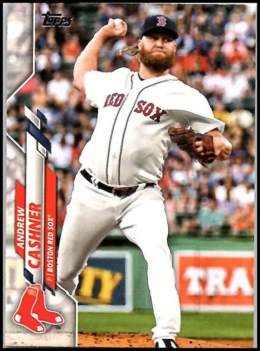 2020 Topps #153 Andrew Cashner NM-MT Boston Red Sox Baseball Card - Baseball Card Single