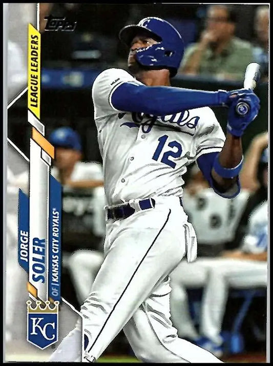 2020 Topps #159 Jorge Soler NM-MT Kansas City Royals Baseball Card - Baseball Card Single