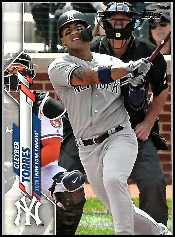 2020 Topps #16 Gleyber Torres NM-MT New York Yankees Baseball Card - Baseball Card Single