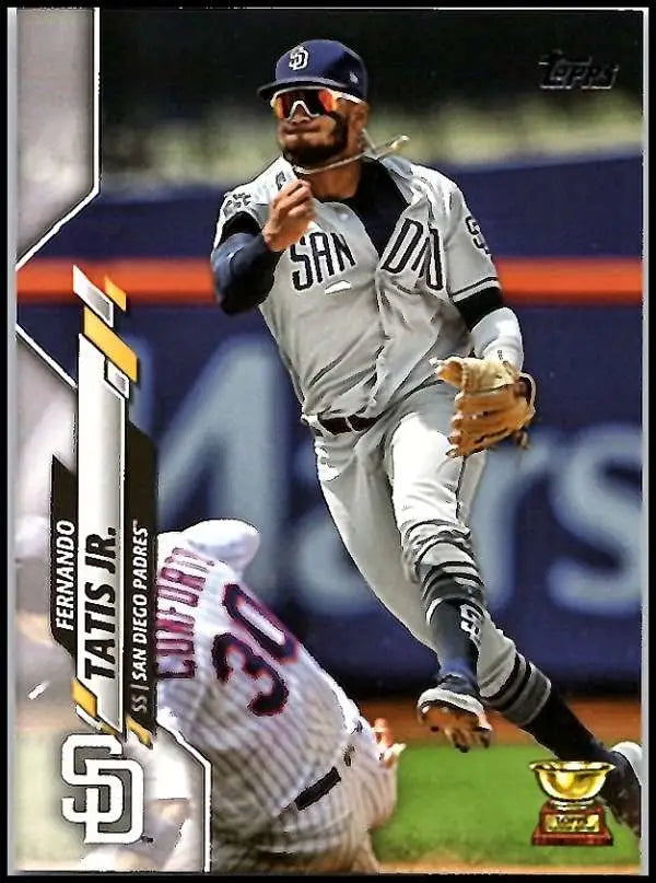 2020 Topps #168 Fernando Tatis Jr. NM-MT San Diego Padres Baseball Card - Baseball Card Single