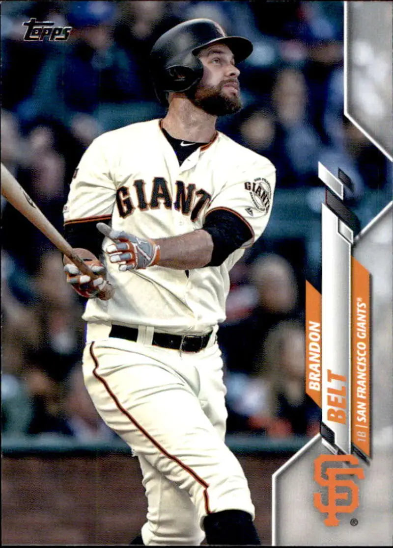 2020 Topps #176 Brandon Belt NM-MT San Francisco Giants Baseball Card - Baseball Card Single