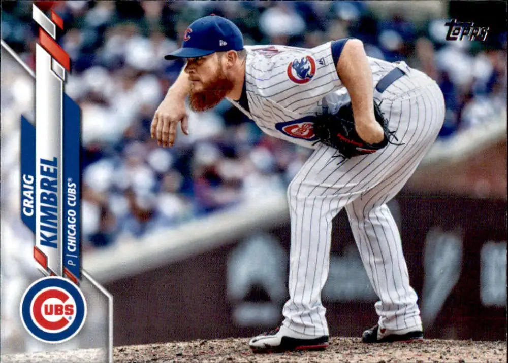 2020 Topps #177 Craig Kimbrel NM-MT Chicago Cubs Baseball Card - Baseball Card Single