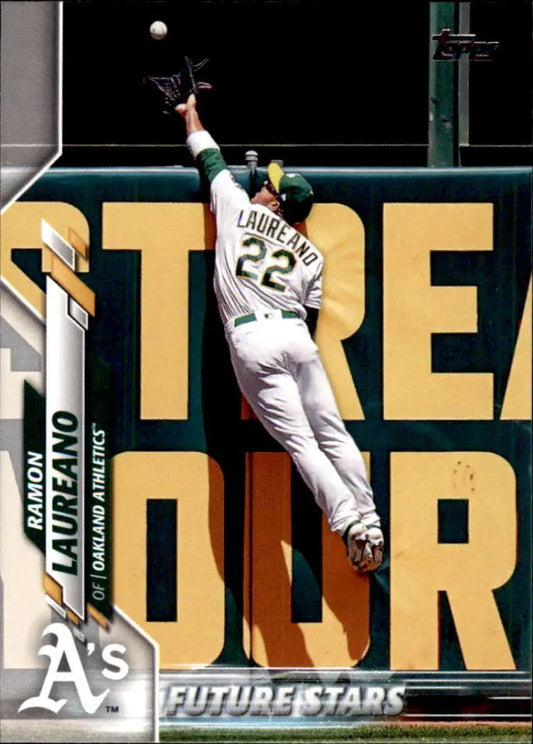 2020 Topps #179 Ramon Laureano NM-MT Oakland Athletics Baseball Card - Baseball Card Single