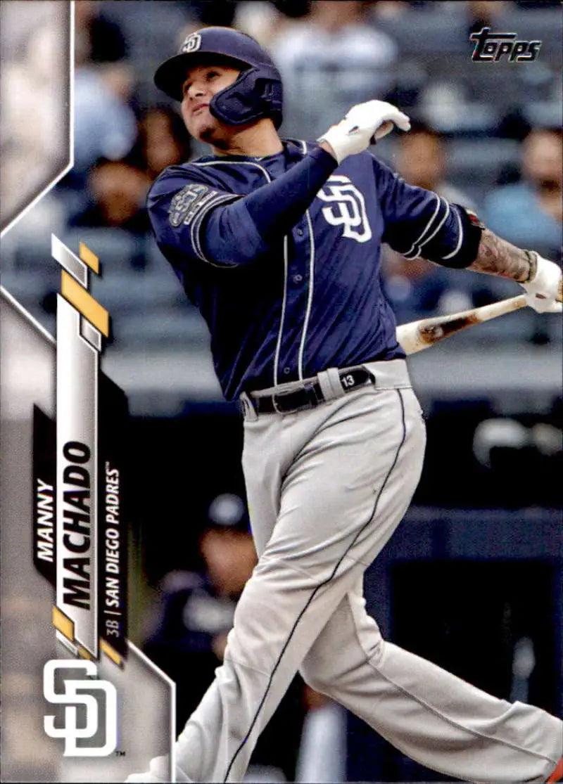 2020 Topps #188 Manny Machado NM-MT San Diego Padres Baseball Card - Baseball Card Single
