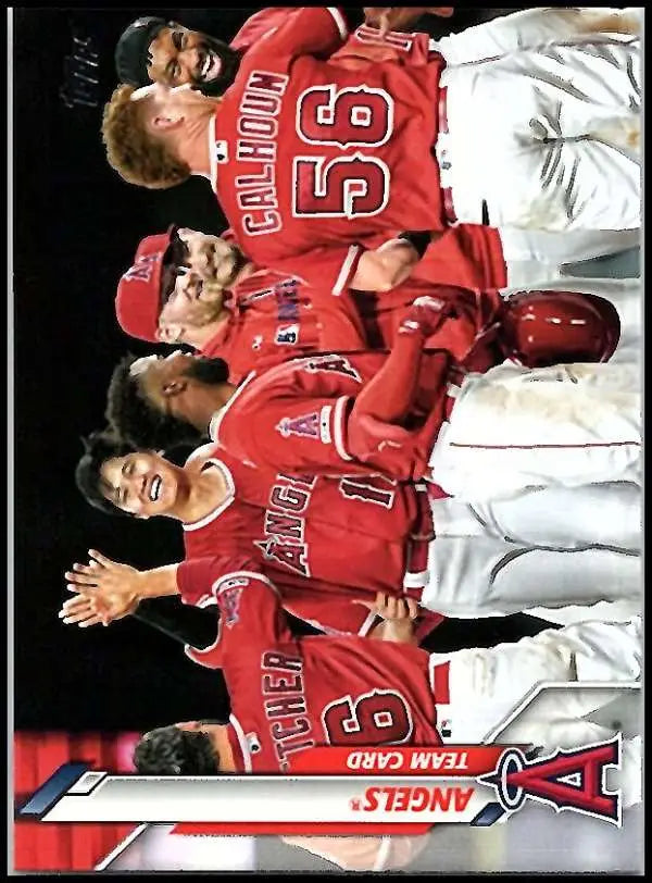 2020 Topps #19 Angels NM-MT Baseball Card - Baseball Card Single