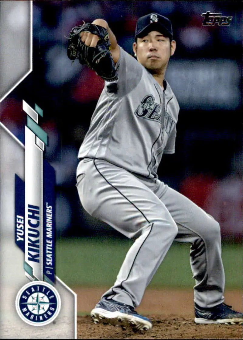 2020 Topps #192 Yusei Kikuchi NM-MT Seattle Mariners Baseball Card - Baseball Card Single