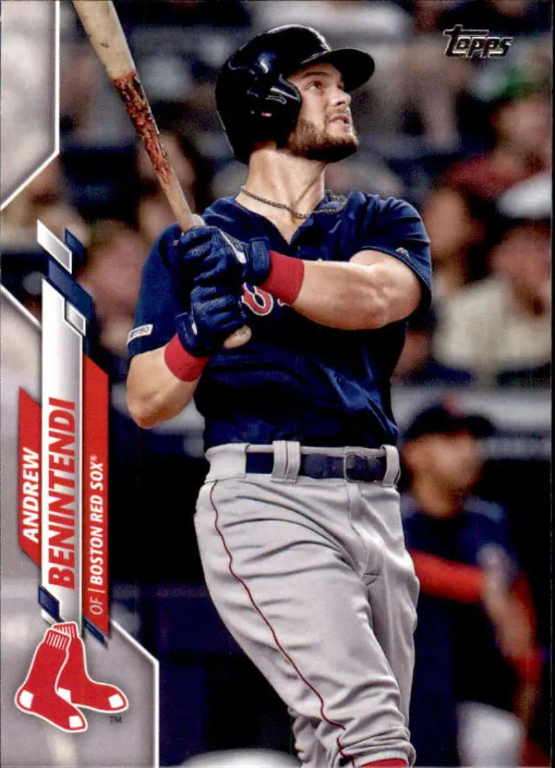 2020 Topps #196 Andrew Benintendi NM-MT Boston Red Sox Baseball Card - Baseball Card Single