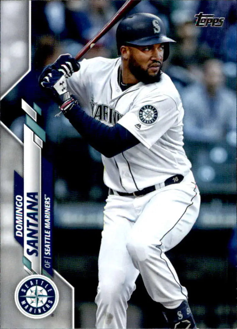 2020 Topps #199 Domingo Santana NM-MT Seattle Mariners Baseball Card - Baseball Card Single