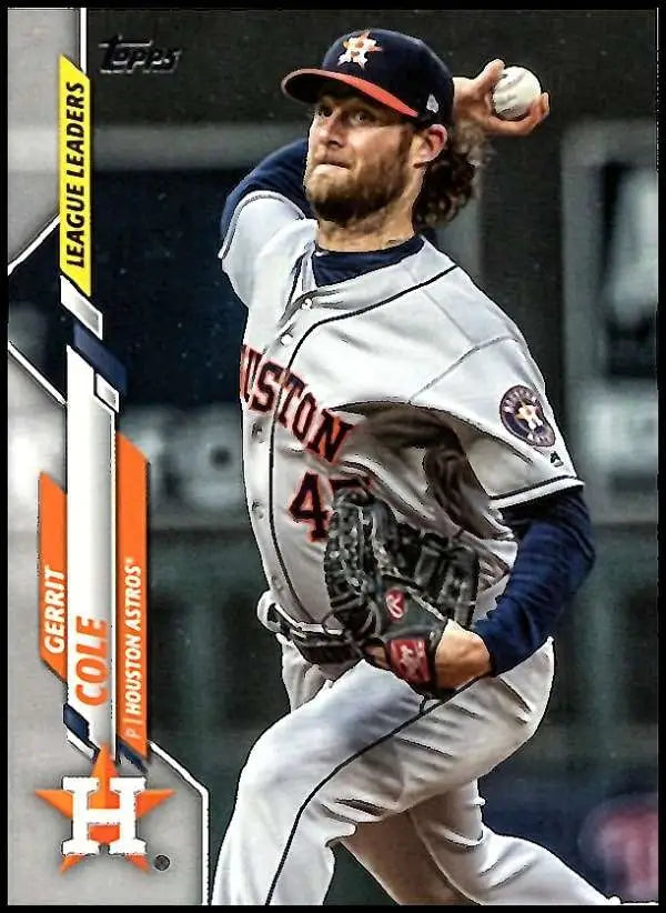 2020 Topps #2 Gerrit Cole NM-MT Houston Astros Baseball Card - Baseball Card Single