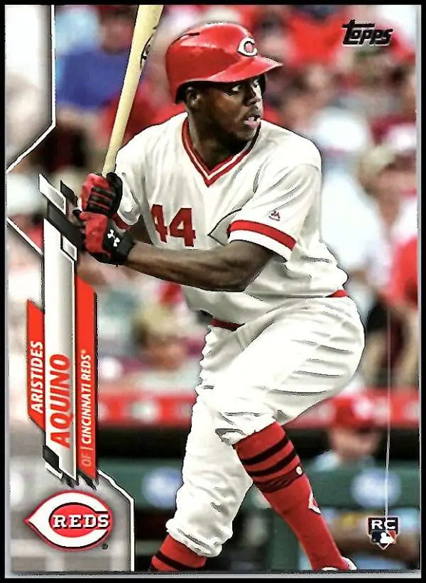 2020 Topps #20 Aristides Aquino NM-MT RC Rookie Cincinnati Reds Baseball Card - Baseball Card Single