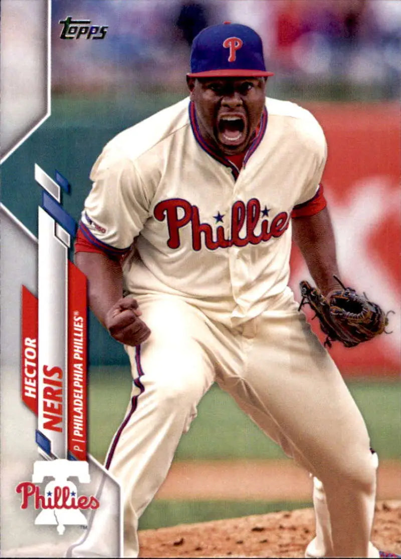 2020 Topps #204 Hector Neris NM-MT Philadelphia Phillies Baseball Card - Baseball Card Single