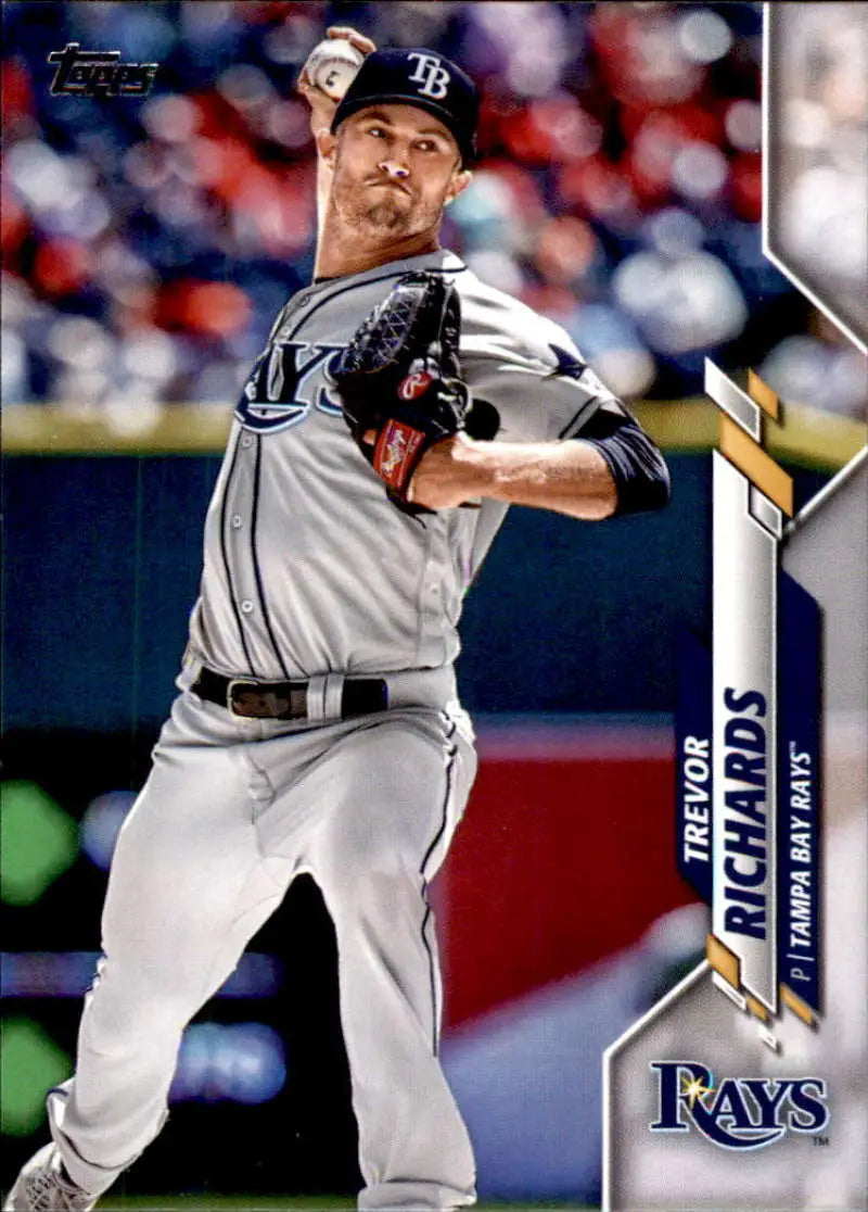 2020 Topps #211 Trevor Richards NM-MT Tampa Bay Rays Baseball Card - Baseball Card Single