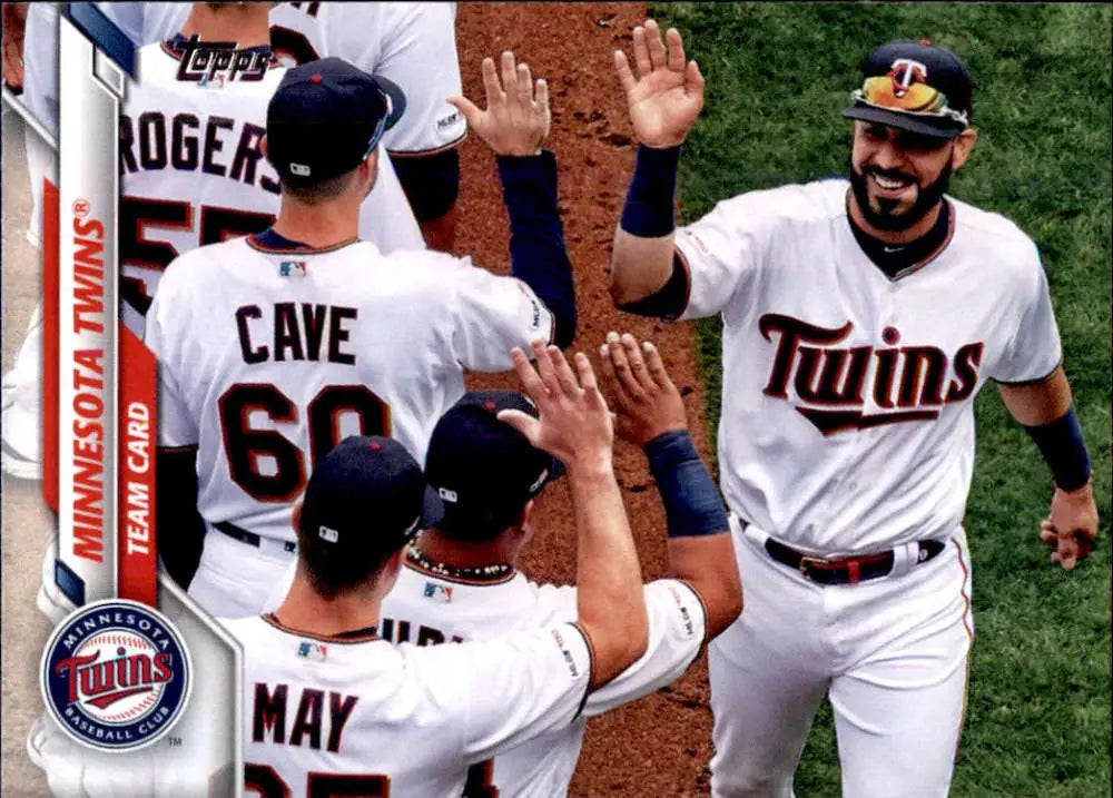 2020 Topps #213 Minnesota Twins NM-MT Baseball Card - Baseball Card Single