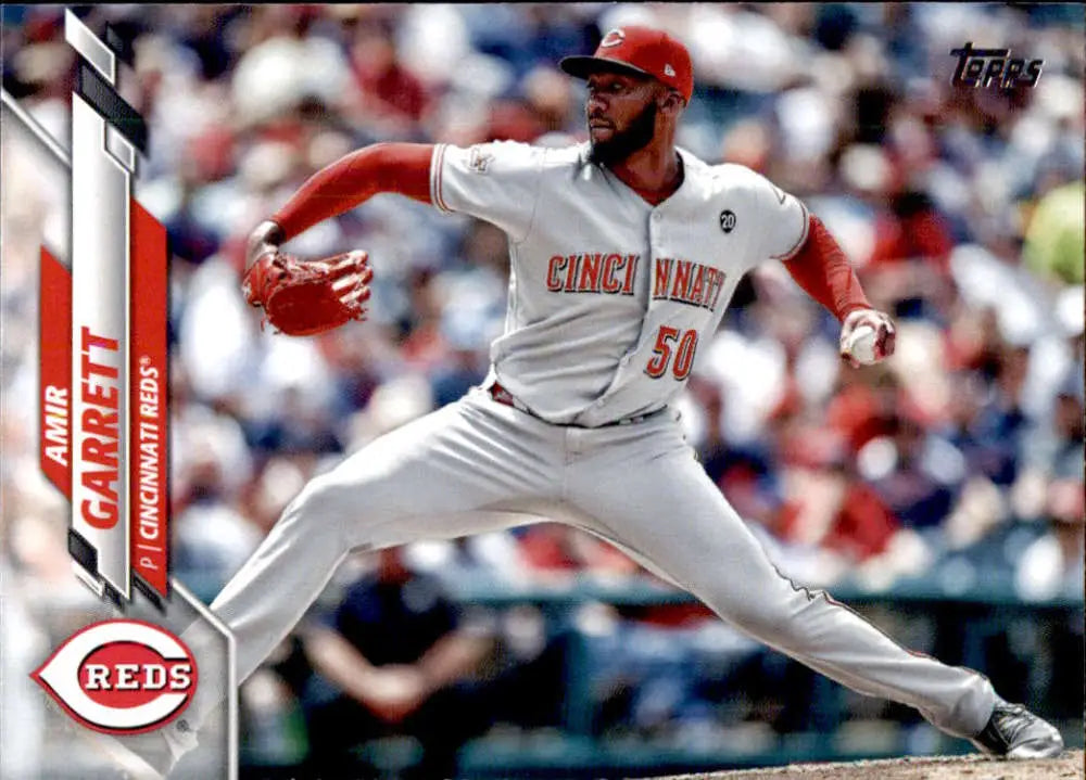 2020 Topps #217 Amir Garrett NM-MT Cincinnati Reds Baseball Card - Baseball Card Single