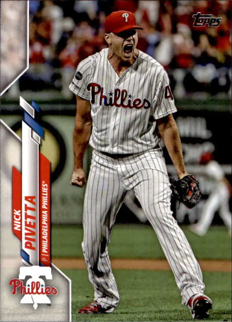 2020 Topps #221 Nick Pivetta NM-MT Philadelphia Phillies Baseball Card - Baseball Card Single