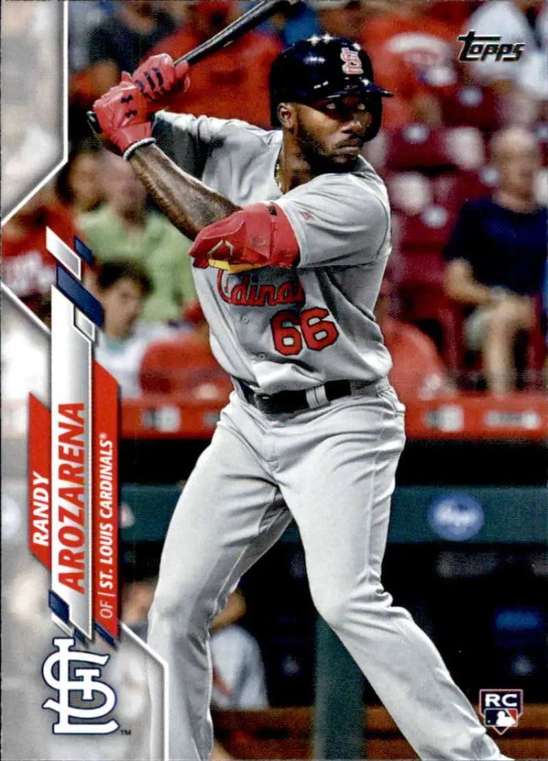 2020 Topps #229 Randy Arozarena NM-MT RC Rookie St. Louis Cardinals Baseball Card - Baseball Card Single
