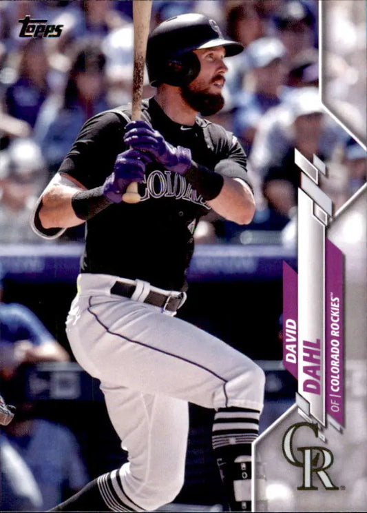 2020 Topps #233 David Dahl NM-MT Colorado Rockies Baseball Card - Baseball Card Single