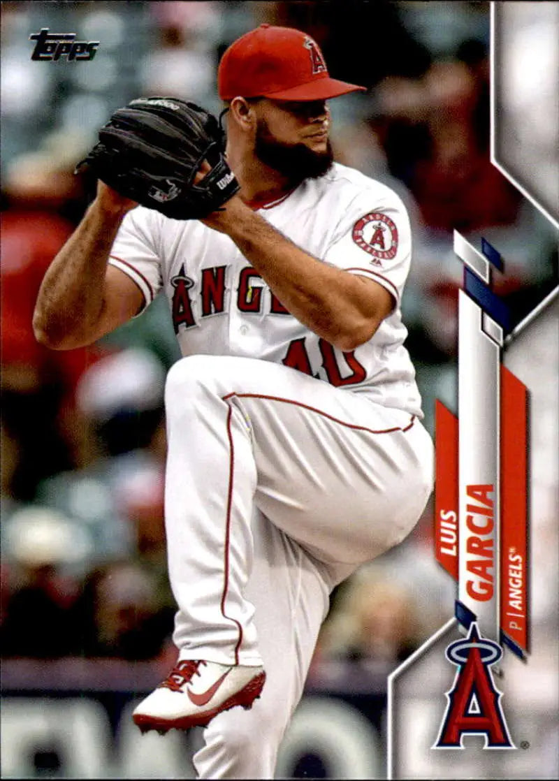 2020 Topps #237 Luis Garcia NM-MT Los Angeles Angels Baseball Card - Baseball Card Single