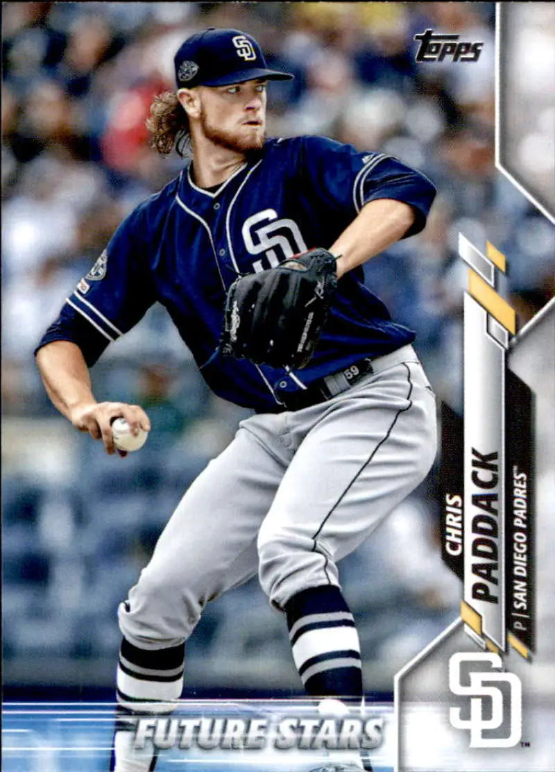 2020 Topps #244 Chris Paddack NM-MT San Diego Padres Baseball Card - Baseball Card Single