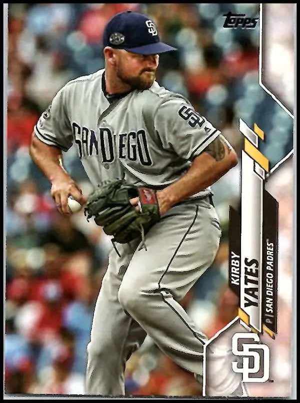 2020 Topps #25 Kirby Yates NM-MT San Diego Padres Baseball Card - Baseball Card Single