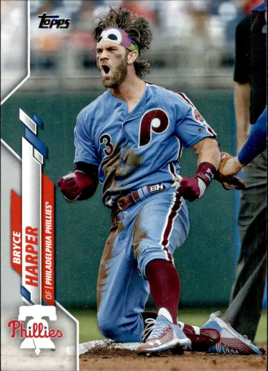 2020 Topps #250 Bryce Harper NM-MT Philadelphia Phillies Baseball Card - Baseball Card Single