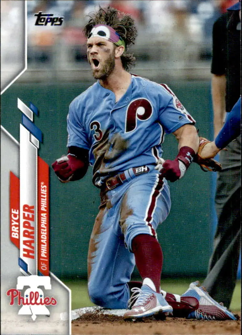 2020 Topps #250 Bryce Harper NM-MT Philadelphia Phillies Baseball Card - Baseball Card Single