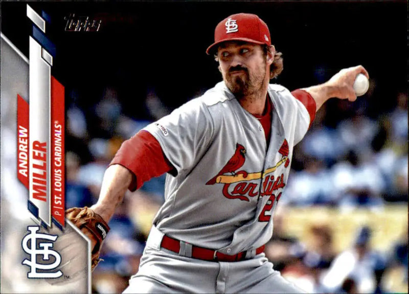 2020 Topps #254 Andrew Miller NM-MT St. Louis Cardinals Baseball Card - Baseball Card Single