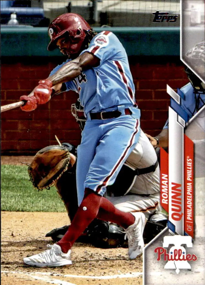 2020 Topps #256 Roman Quinn NM-MT Philadelphia Phillies Baseball Card - Baseball Card Single