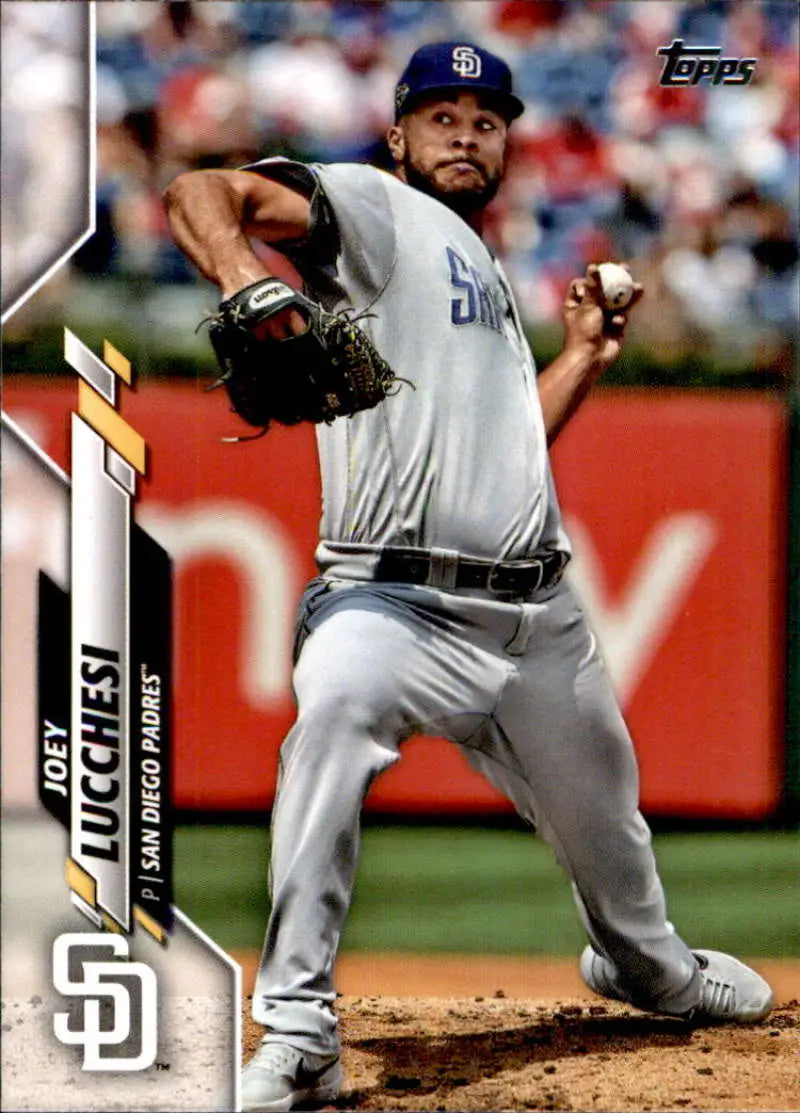 2020 Topps #257 Joey Lucchesi NM-MT San Diego Padres Baseball Card - Baseball Card Single