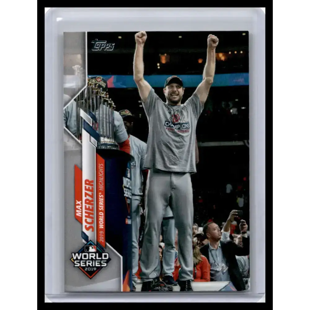 2020 Topps #258 Max Scherzer NM-MT Washington Nationals Baseball Card - Baseball Card Single