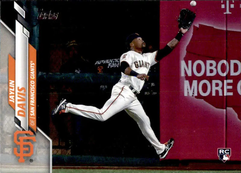 2020 Topps #259 Jaylin Davis NM-MT RC Rookie San Francisco Giants Baseball Card - Baseball Card Single