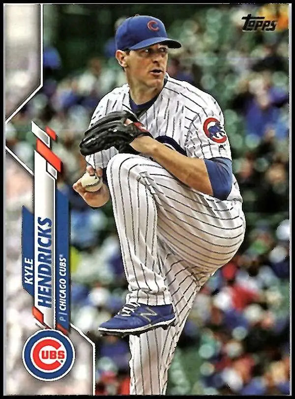2020 Topps #26 Kyle Hendricks NM-MT Chicago Cubs Baseball Card - Baseball Card Single