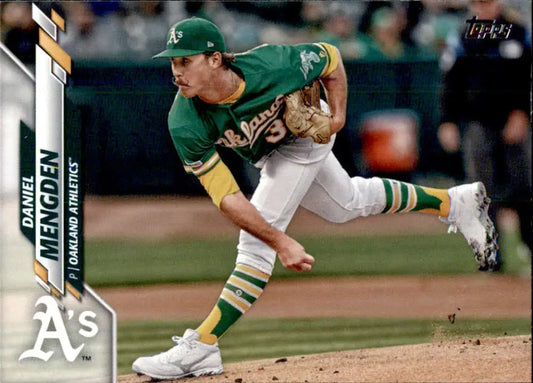 2020 Topps #261 Daniel Mengden NM-MT Oakland Athletics Baseball Card - Baseball Card Single
